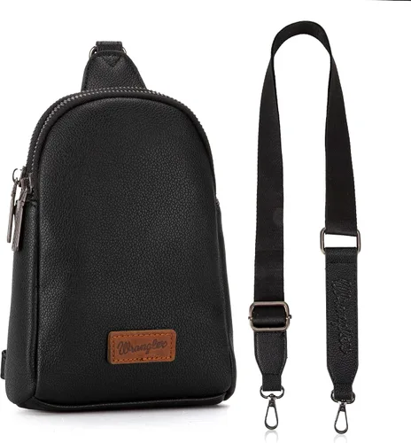 Vista 5 de Wrangler Crossbody Sling Bag for Women with Strap