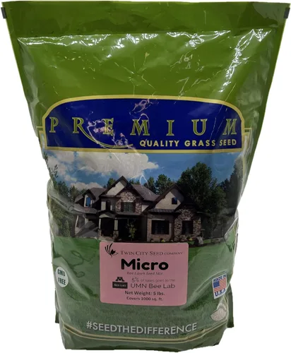 Vista 5 de Twin City Seed Co. Mezcla de césped Micro Bee, bolsa de 1 libra