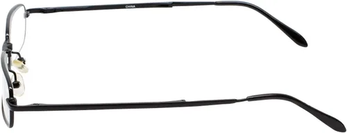 Vista 3 de Calabria 308 gafas de lectura plegables +0.50 negro hombres mujeres delgado plegable bolsillo lector resorte bisagra gafas compacto w/caso