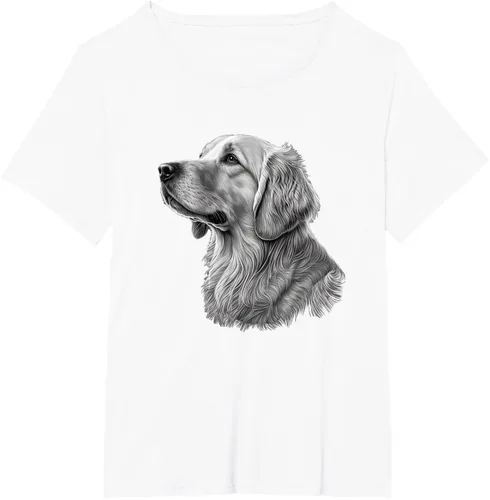 Vista 41 de Camiseta divertida Golden Retriever, Negro