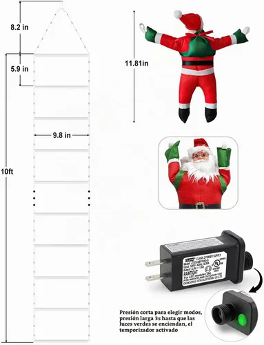 Vista 8 de 338 luces LED multicolor de Navidad para decoración interior y exterior Varios