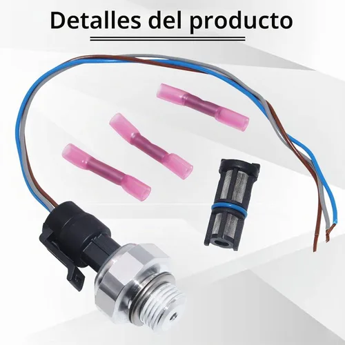 Vista 4 de Interruptor de sensor de presión de aceite con filtro y enchufe para Chevy GMC Buick D1846A Chevrolet Silverado Tahoe Suburban Express GMC Sierra