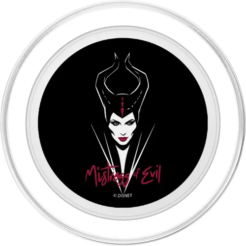Vista 2 de Disney Maléfica Mistress Of Evil Retrato PopSockets MagSafe PopGrip para iPhone
