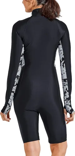 Vista 2 de Coolibar UPF 50+ Alana - Traje de baño hasta la rodilla para mujer, protección solar