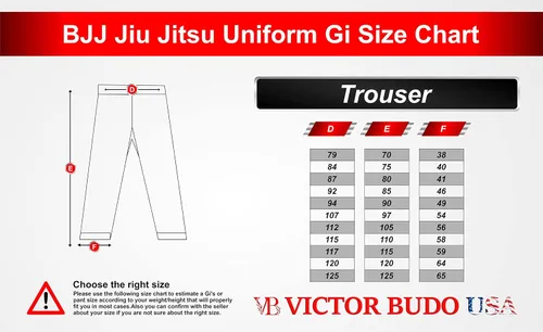 Vista 4 de Victorbudo USA BJJ GI - Tela ligera preencogida para hombres y mujeres Grappling Gi Brazilian Jiu Jitsu Gi - Tamaño A1 a A5, Color blanco