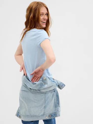 Vista 2 de GAP Camiseta Foreversoft de manga corta con cuello redondo para mujer