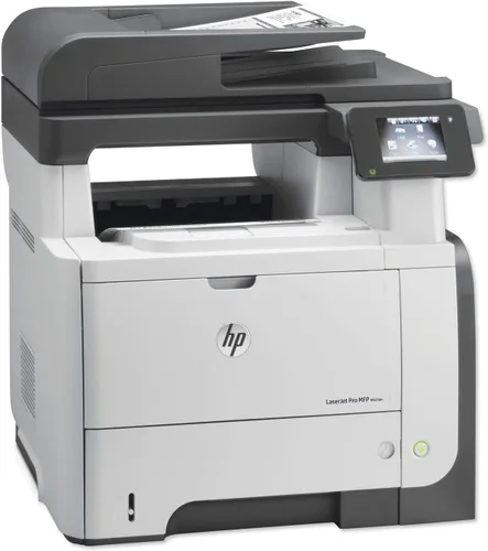 Vista 4 de HP, impresora LaserJet Pro MFP M521dn, Negro, Gris