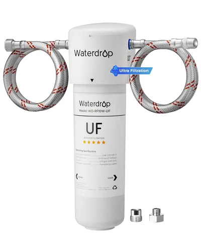 Vista 13 de Waterdrop 10UA - Sistema de filtro de agua para debajo del fregadero, reduce PFAS, PFOA/PFOS, plomo, cloro, mal sabor y olor, filtro de agua