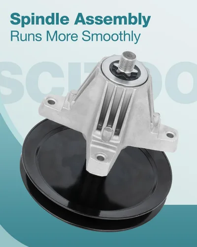 Vista 2 de SCITOO 918-04865A - Conjunto de husillo de repuesto para cortacésped Cub Cadet LTX Mower 46 Deck Part (2 unidades)