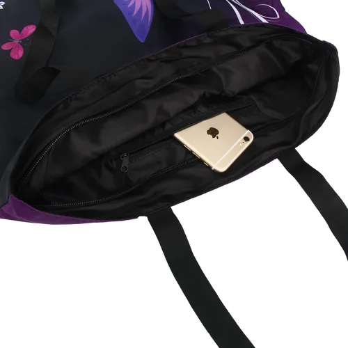 Vista 6 de Bolso de viaje para la playa con zíper, para mujer, plegable, impermeable, para la noche