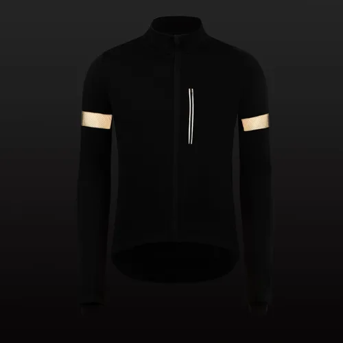 Vista 5 de Chaqueta de ciclismo para hombre, ropa de ciclismo de invierno, a prueba de viento, impermeable, térmica, softshell, cortavientos, con cremallera