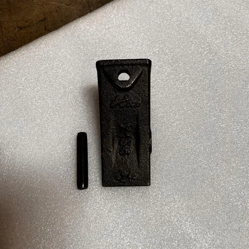 Vista 2 de Retroexcavadora X156 5Pk Minicargadora Mini excavadora estándar Dientes de cucharón con pasadores para mini excavadora Dientes de cucharón corto