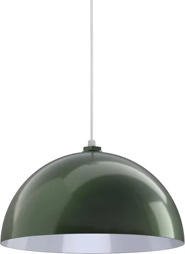 Vista 18 de Steel Lighting Co. Melrose - Lámpara colgante Montada en el techo Cúpula redonda de 18 pulgadas Estilo moderno contemporáneo de granja