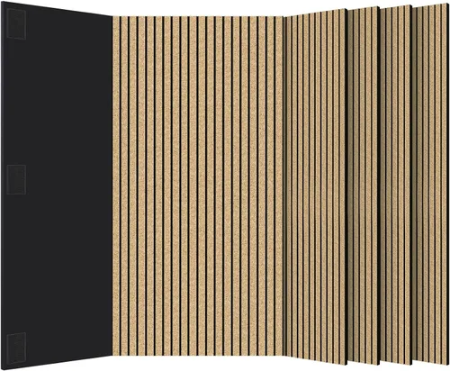 Vista 10 de BUBOS Paquete de 5 Paneles Acústicos Grandes, 47.2" X 23.6" X 0.4" Panel de Pared Acústico, Paneles de Espuma Autoadhesivos a Prueba de Sonido