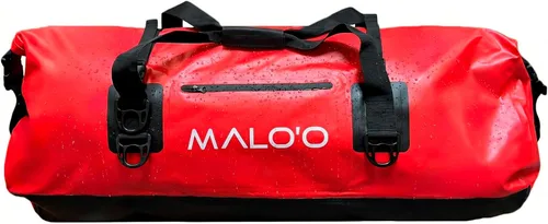 Vista 19 de Malo’o Bolsa de lona impermeable seca, Bolsa de equipo resistente de cubierta enrollable impermeable con correas para el hombro y bucles Molle