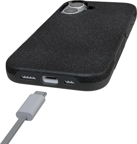 Vista 8 de Casely Funda para iPhone 17 Ónix de medianoche Negro brillante Compatible con MagSafe Diseño protector audaz Ónix de medianoche Black