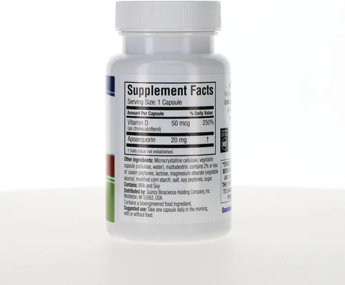 Vista 4 de Prevagen Mejora la memoria: 20 mg de fuerza extra, 30 cápsulas Paquete de 2 con apaequorina y vitamina D y prevención de pastillas de 7 días