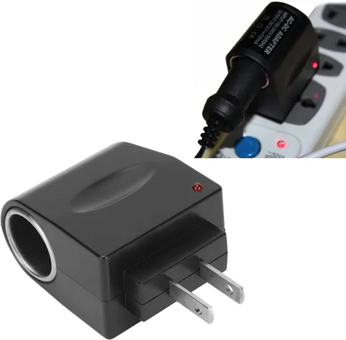 Vista 6 de Convertidor universal de CA a CC, 1500mA 1.5A 240V AC a 12V DC adaptador de enchufe de encendedor de cigarrillos de coche, inversores de potencia
