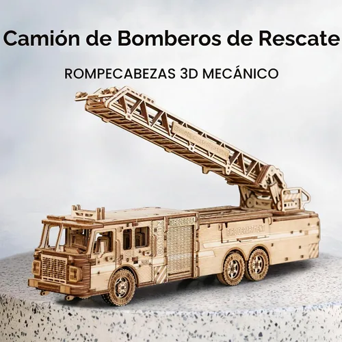 Vista 2 de Wood Trick Rompecabezas de madera 3D de rescate para adultos para construir
