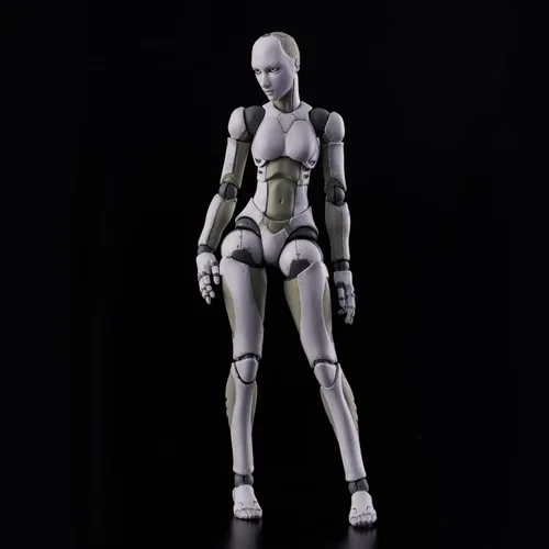 Vista 3 de 1000 Toys TOA Heavy Industries: Figura de acción sintética humana femenina a escala 1:12, multicolor