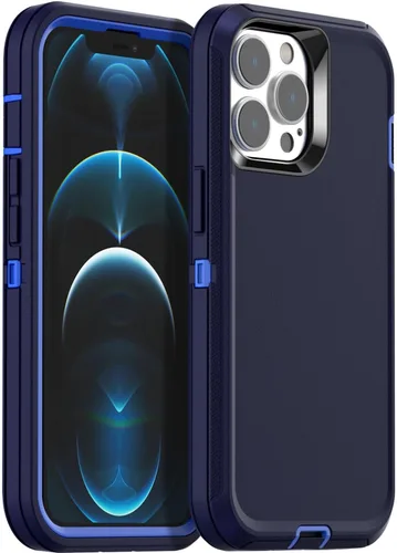 Vista 22 de AICase Funda para iPhone 12 Pro Max (6.7"), resistente protección contra caídas, cuerpo completo, a prueba de golpes, a prueba de polvo, protección