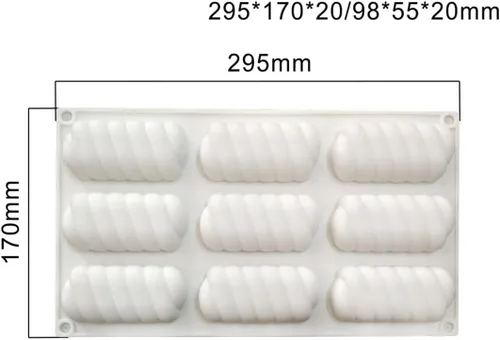 Vista 3 de Molde de silicona para hornear pasteles, moldes de jabón, moldes de silicona con forma de flor para postres franceses caseros para pastelería
