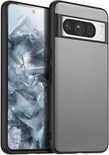 Vista 28 de X-level Funda protectora inalámbrica para Google Pixel 8 Pro, piel azul, ajuste delgado, con protección para lente de cámara
