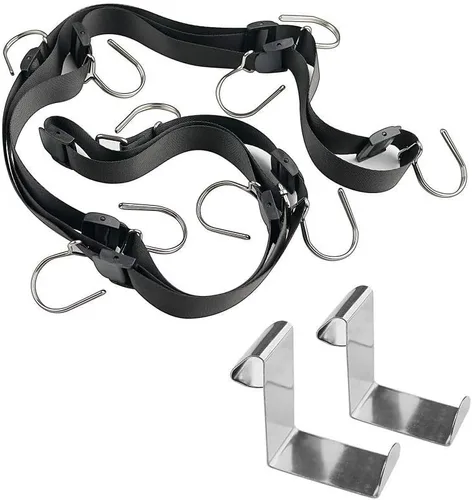 Vista 4 de INOGIH Estante organizador de bolsas, soporte para colgar bolsos, almacenamiento sobre el armario de la puerta