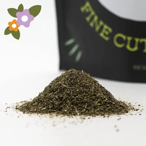 Vista 4 de Catnip, hierba gatera totalmente natural prémium (8 oz de corte fino)