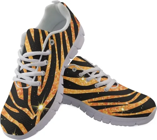 Vista 22 de HUGS IDEA Zapatos deportivos ligeros con patrón de enfermería para mujer Bandera estadounidense