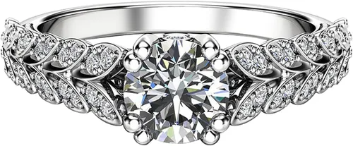 Vista 2 de Anillo de compromiso de aniversario para mujer, anillo de compromiso, joyería de regalo, regalo de novia, Navidad, cumpleaños