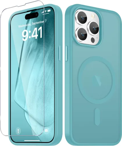 Vista 659 de Funda para Google Pixel 10 Pro XL, cubierta magnética mate, color negro Fit for MagSafe, Screen Protector included, Shockproof Military Grade