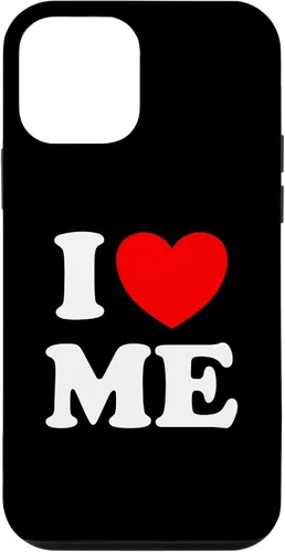 Vista 16 de Carcasa divertida para iPhone 16 I Love Me I Red Heart Me I Love Me Myself And I