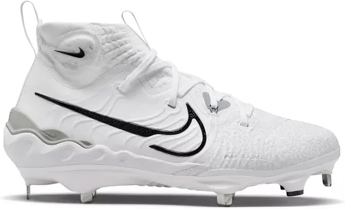 Vista 3 de Nike Alpha Huarache NXT DJ6517-010 - Botines de béisbol de metal para hombre, color negro, gris ahumado oscuro, gris ahumado claroblanco, talla 10.5