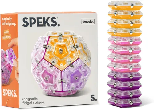 Vista 17 de Speks Geode - Juguete magnético antiestrés, juguete de escritorio sensorial para adultos y adolescentes de 14 años en adelante, regalo
