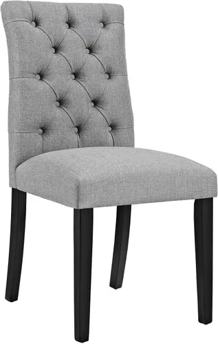 Vista 6 de Modway MO- Duchess - Silla de comedor tapizada con botones capitoné moderna Parsons, color azul