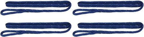 Vista 13 de Extreme Max 3006.2168 BoatTector Premium Línea de Guardabarros de Nailon de Doble Trenza Paquete de Valor de 2 - 3/8" x 6', Negro