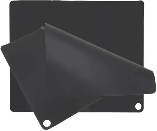 Vista 2 de Kichvoe Alfombrilla de silicona para ollas de inducción, protector de arañazos de fibra de vidrio de silicona, 2 unidades, protector de placa