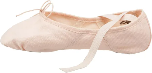 Vista 7 de Capezio Zapatos de ballet Juliet de lona 2028 para mujer, Negroblk
