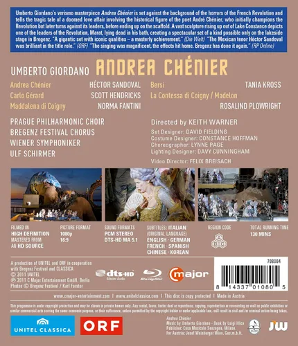 Vista 2 de Andrea Chenier Blu-ray