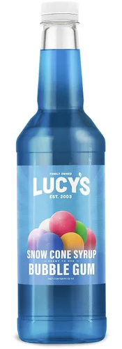 Vista 16 de Lucy's Family Owned – Jarabe para cono de nieve de raspado – 1 galón (128 onzas)