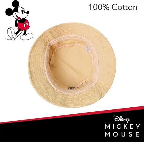 Vista 5 de Disney Mickey Mouse Bucket Hat, Packable Travel Hat