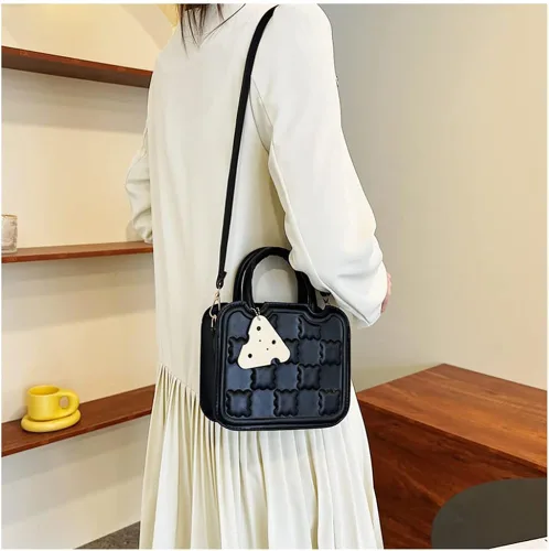 Vista 6 de Bolso bandolera para niñas pequeñas con asa superior