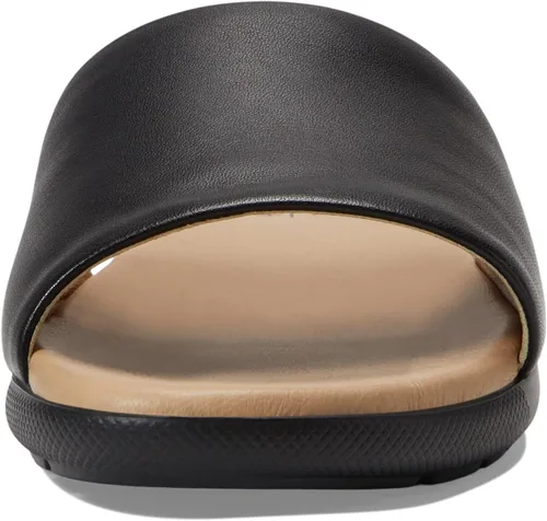 Vista 12 de Marc Joseph New York Sandalias planas de cuero genuino para mujer, puntera abierta, sin espalda, cómodas, ligeras, suela de EVA, a la moda, sin