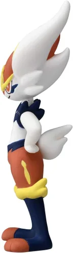 Vista 4 de Takaratomy Pokemon Monster Collection Moncolle MS-35 Cinderace Pyrobut Liberlo Figura