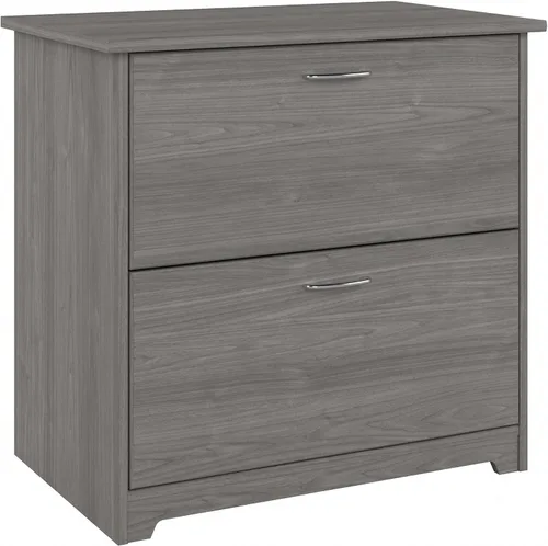 Vista 10 de Bush Furniture - Archivador lateral Cabot Collection de 2 cajones con herrajes cromados, elegante archivador para oficina en casa, cartas, archivos
