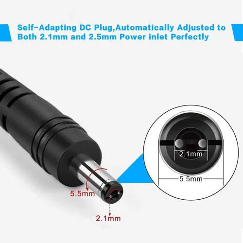 Vista 2 de 12V 2A 24W Fuente de alimentación AC 100V-240V a 12V 2A Adaptador montado en la pared 12V Conmutación para DC12V CCTV Cámara LED tira luz rc