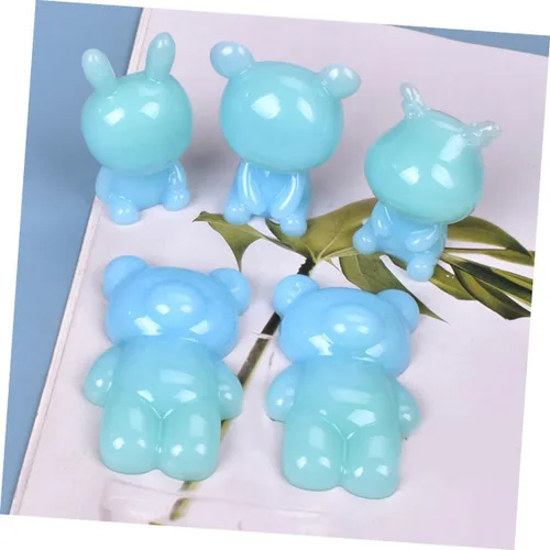 Vista 4 de Ciieeo Molde de silicona para muñeca, molde de conejo, molde de pastel de conejo, molde de silicona para resina, moldes de chocolate, moldes