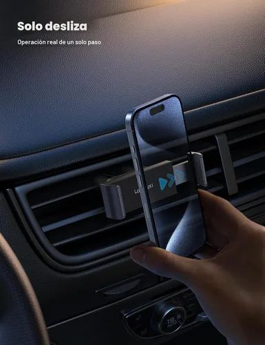 Vista 2 de Lamicall Soporte para Teléfono de Ventilación de Coche - Soporte de Clip para Rejilla de Ventilación, Base Universal Manos Libres Compatible