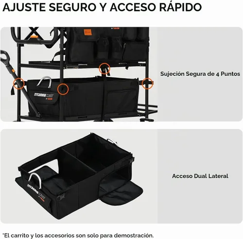 Vista 5 de TARION Video Producción Carro Accesorios Caja Plegable Titanrig Organizador